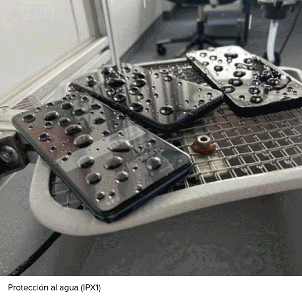 fotos diferentes pruebas del análisis de móviles